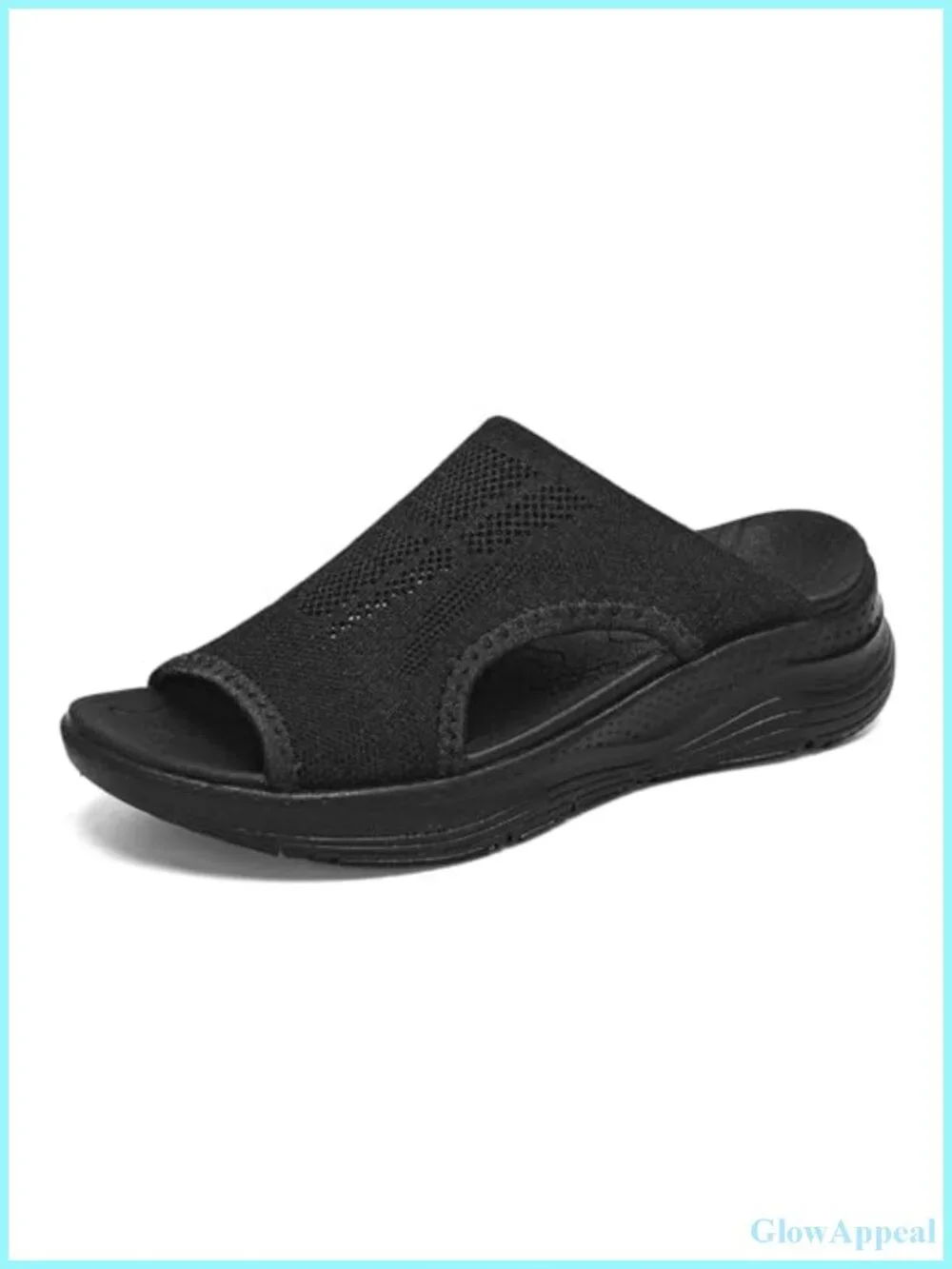Womens Orthopedic Platform Slides Sandals with Arch Support Comfortable Walk